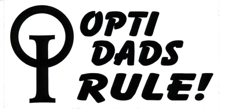 Opti Dads Rule Decal