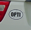 Sticker on car